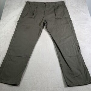 Dickies‎ Pants Mens 44x32 Green Double Knee Carpenter Utility Workwear Canvas